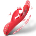 Ultimate Thrusting Rabbit Vibrator for Women - 7 Vibrations & 4 Flapping Modes, Waterproof Pleasure Toy